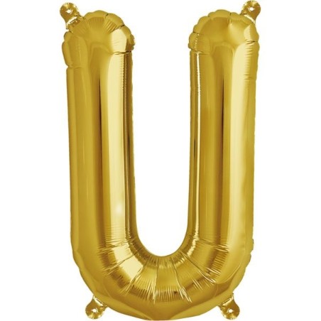 NorthStar 16 Inch Letter Balloon U Gold