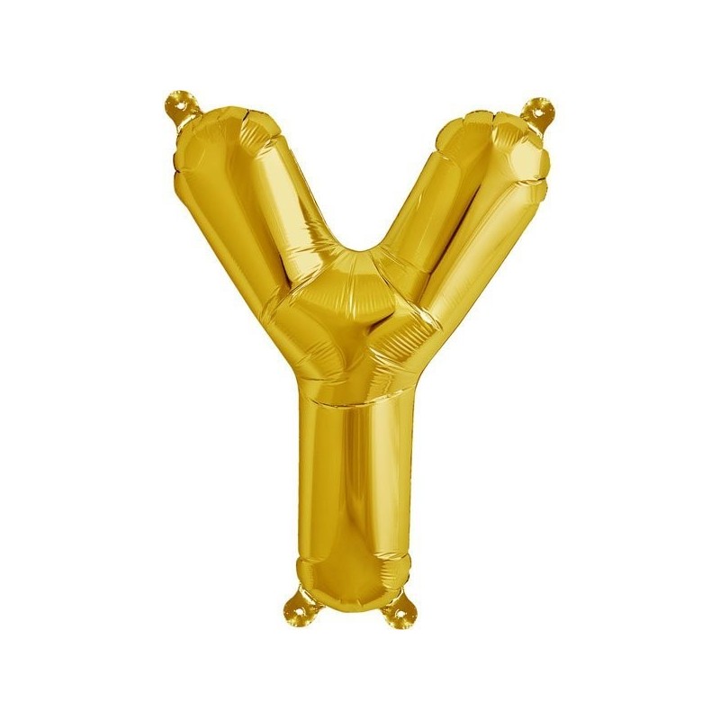 NorthStar 16 Inch Letter Balloon Y Gold