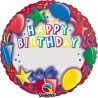 Qualatex 18 Inch Round Foil Balloon - Birthday Presents