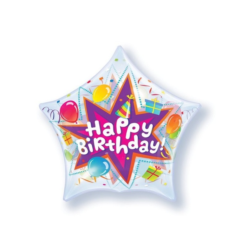 Qualatex 22 Inch Single Bubble Balloon - Birthday Party Blast