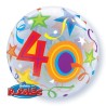 Qualatex 22 Inch Single Bubble Balloon - 40 Brilliant Stars