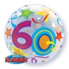 Qualatex 22 Inch Single Bubble Balloon - 60 Brilliant Stars