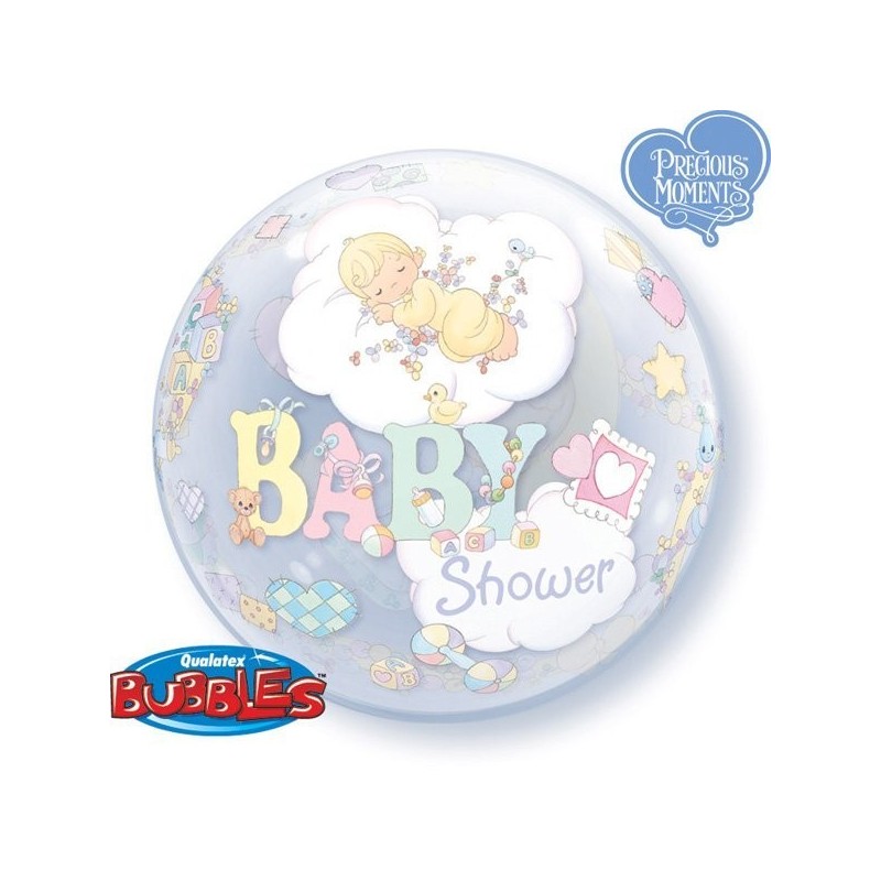 Qualatex 22 Inch Single Bubble Balloon - Precious Moments Baby Shower