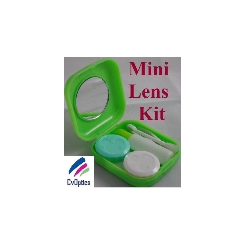 Green Mini Contact Lens Travel Kit
