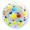 Qualatex 22 Inch Single Bubble Balloon - Grad Smile Faces