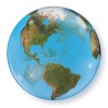 Qualatex 22 Inch Single Bubble Balloon - Planet Earth