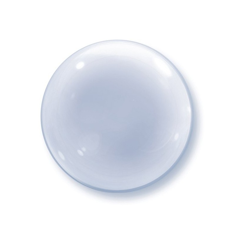 Qualatex 20 Inch Deco Bubble Balloon - Clear Bubble