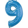 Qualatex 34 Inch Number Balloon - Nine Sapphire Blue