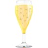 Qualatex 39 Inch Shaped Foil Balloon - Bubbly Wine Glass