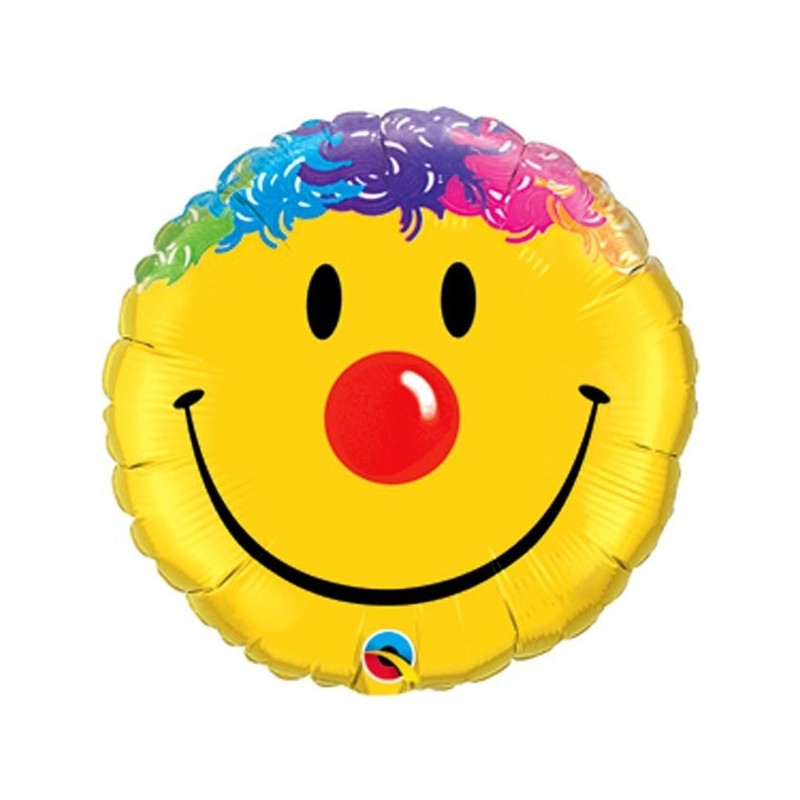 Qualatex 36 Inch Round Foil Balloon - Smile Face