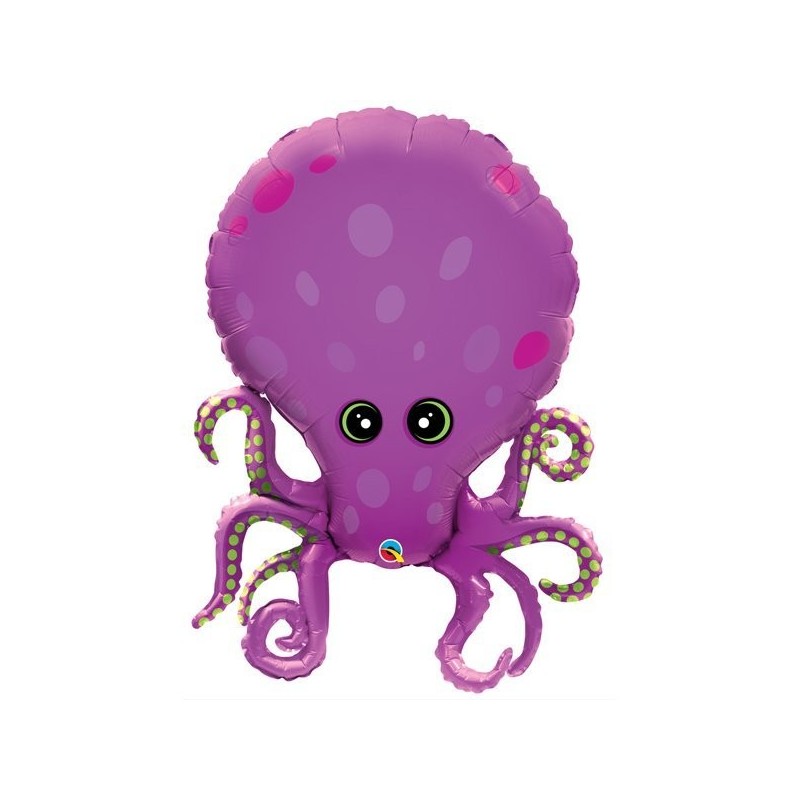 Qualatex 35 Inch Shaped Foil Balloon - Amazing Octopus