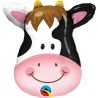 Qualatex 14 Inch Shaped Foil Balloon - Contented Cow