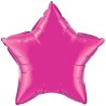 Qualatex 36 Inch Star Plain Foil Balloon - Magenta
