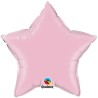 Qualatex 36 Inch Star Plain Foil Balloon - Pearl Pink