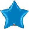 Qualatex 36 Inch Star Plain Foil Balloon - Sapphire Blue
