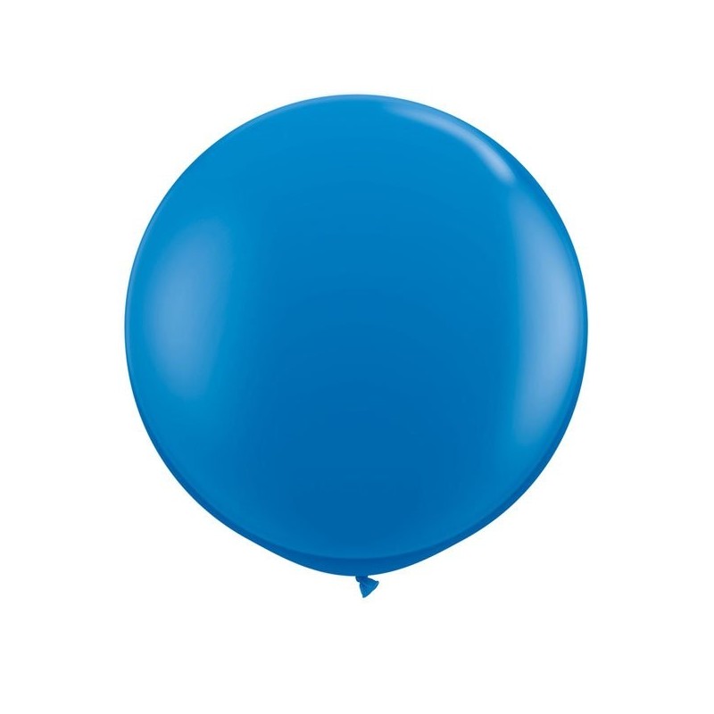 Qualatex 05 Inch Round Plain Latex Balloon - Dark Blue