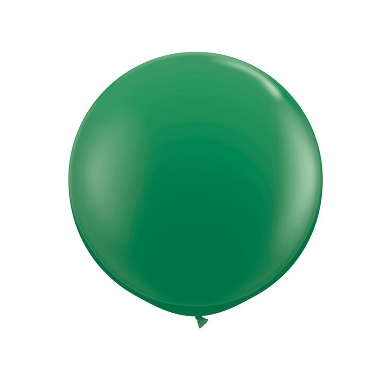 Qualatex 05 Inch Round Plain Latex Balloon - Green