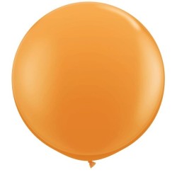 Qualatex 05 Inch Round Plain Latex Balloon - Orange