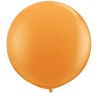 Qualatex 05 Inch Round Plain Latex Balloon - Orange