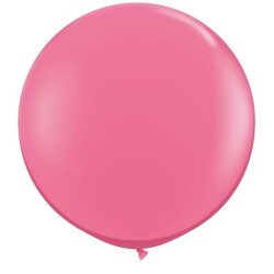 Qualatex 05 Inch Round Plain Latex Balloon - Rose