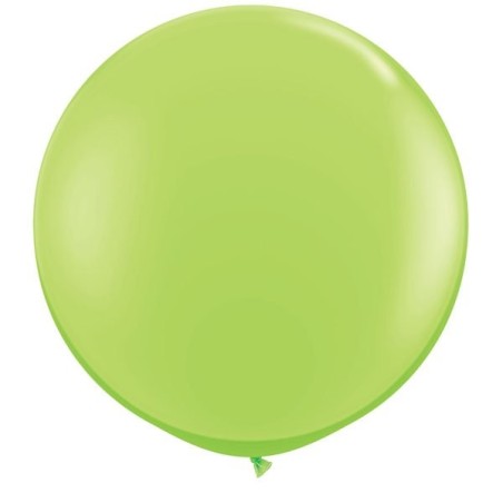 Qualatex 05 Inch Round Plain Latex Balloon - Lime Green
