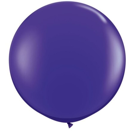 Qualatex 05 Inch Round Plain Latex Balloon - Quartz Purple