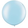 Qualatex 05 Inch Round Plain Latex Balloon - Pearl Lite Blue