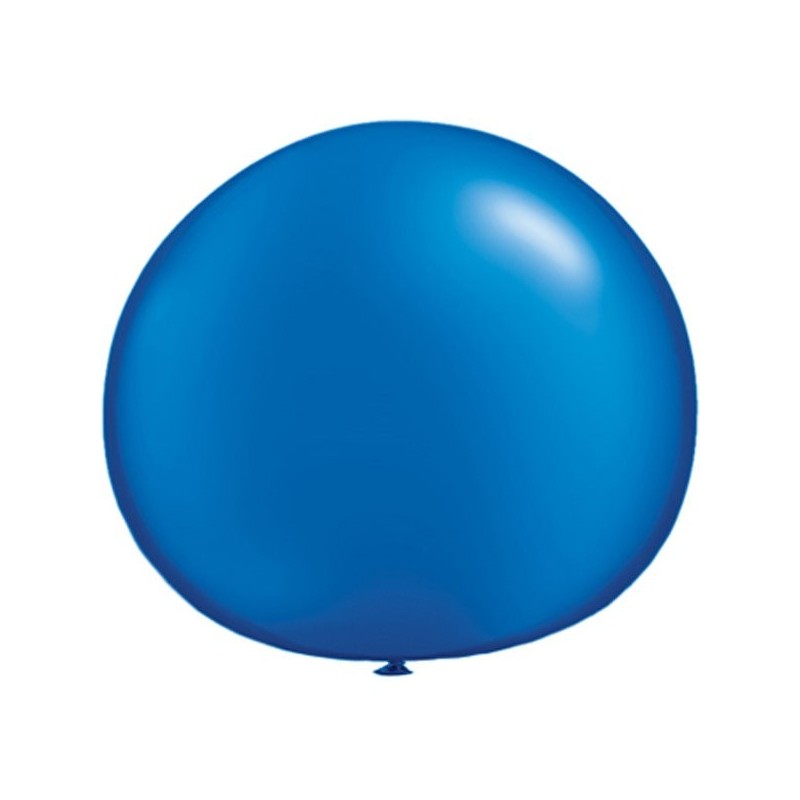 Qualatex 05 Inch Round Plain Latex Balloon - Pearl Sapphire