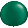 Qualatex 05 Inch Round Plain Latex Balloon - Pearl Forest Green
