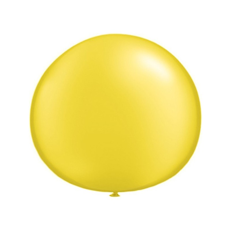 Qualatex 05 Inch Round Plain Latex Balloon - Pearl Citrine