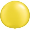 Qualatex 05 Inch Round Plain Latex Balloon - Pearl Citrine