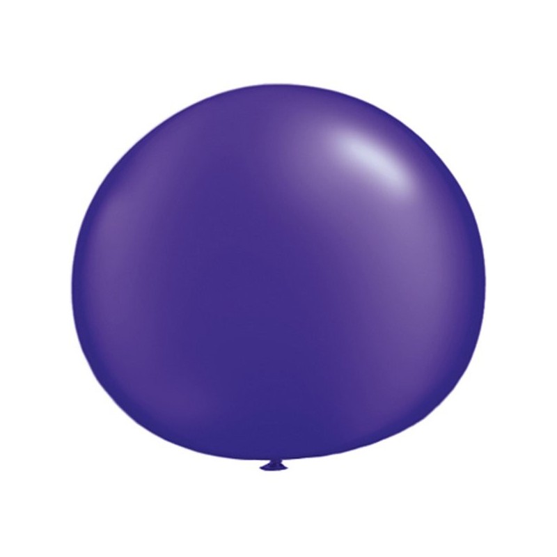 Qualatex 05 Inch Round Plain Latex Balloon - Pearl Quartz Purple