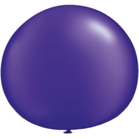 Qualatex 05 Inch Round Plain Latex Balloon - Pearl Quartz Purple