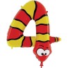 Oaktree Zooloons 40 Inch Plastic Number Balloon - 4 Snake