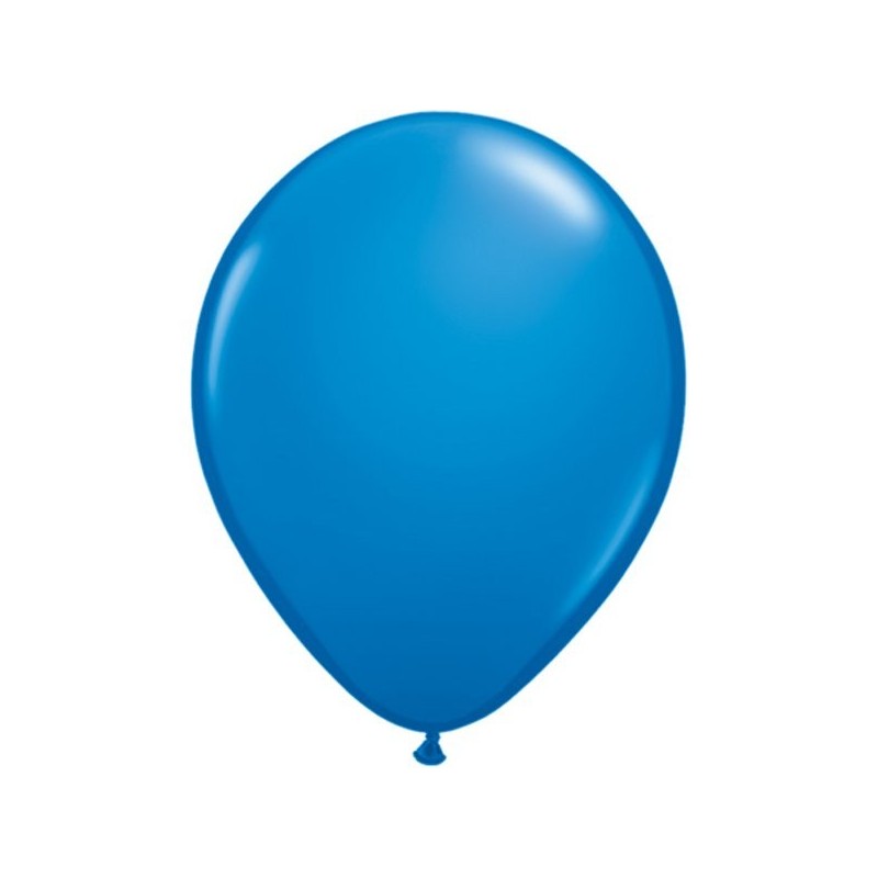 Qualatex 11 Inch Round Plain Latex Balloon - Dark Blue