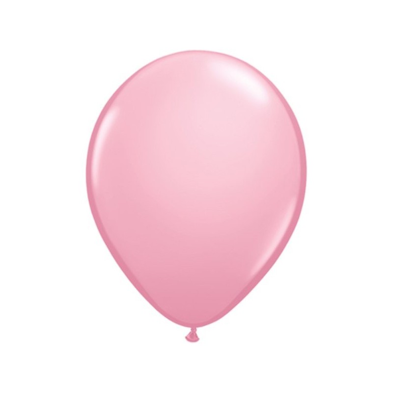 Qualatex 11 Inch Round Plain Latex Balloon - Pink