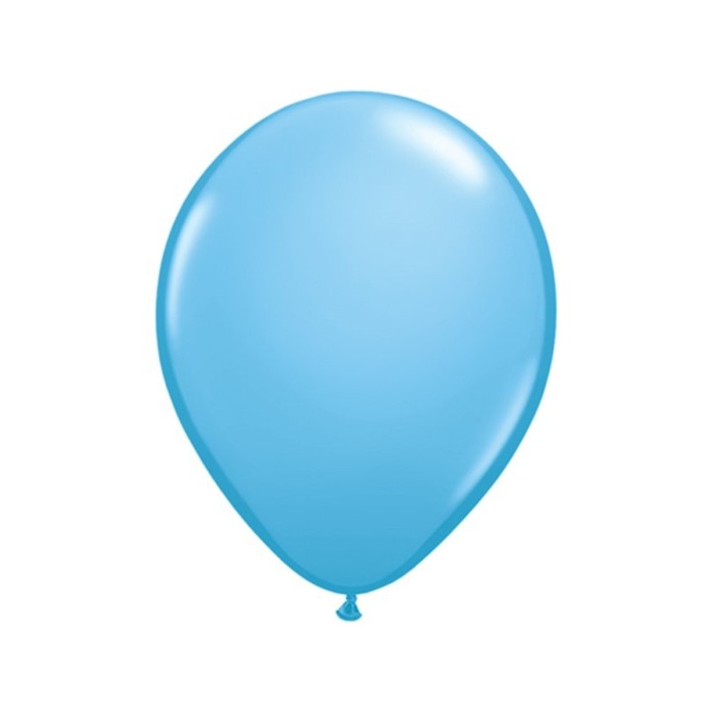 Qualatex 11 Inch Round Plain Latex Balloon - Pale Blue