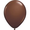 Qualatex 11 Inch Round Plain Latex Balloon - Chocolate Brown