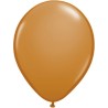 Qualatex 11 Inch Round Plain Latex Balloon - Mocha Brown