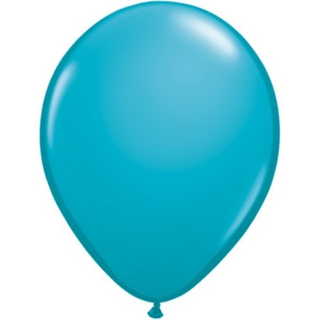 Qualatex 11 Inch Round Plain Latex Balloon - Tropical Teal