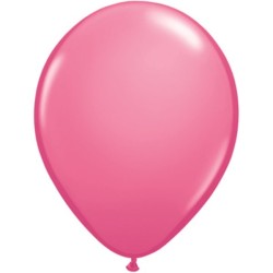 Qualatex 11 Inch Round Plain Latex Balloon - Rose