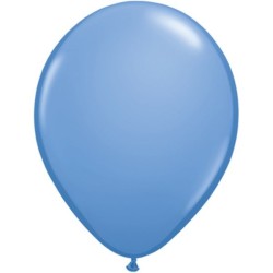 Qualatex 11 Inch Round Plain Latex Balloon - Periwinkle