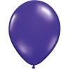 Qualatex 11 Inch Round Plain Latex Balloon - Quartx Purple