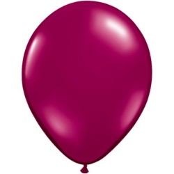 Qualatex 11 Inch Round Plain Latex Balloon - Sparkling Burgundy
