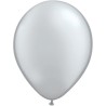 Qualatex 11 Inch Round Plain Latex Balloon - Silver
