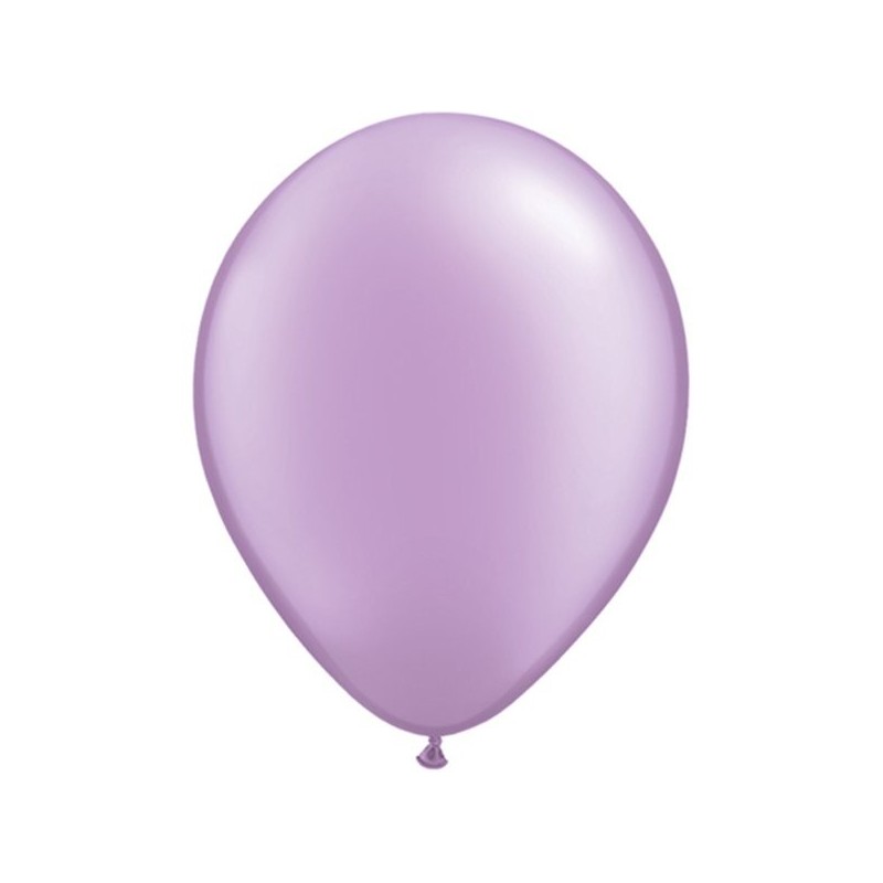 Qualatex 11 Inch Round Plain Latex Balloon - Pearl Lavender