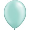 Qualatex 11 Inch Round Plain Latex Balloon - Pearl Mint Green