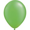 Qualatex 11 Inch Round Plain Latex Balloon - Pearl Lime Green
