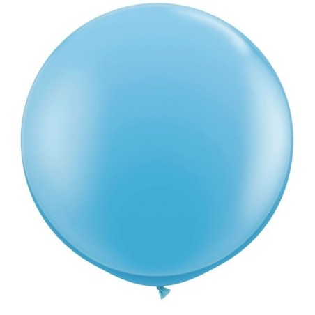 Qualatex 16 Inch Round Plain Latex Balloon - Pale Blue