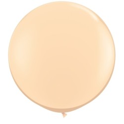 Qualatex 16 Inch Round Plain Latex Balloon - Blush